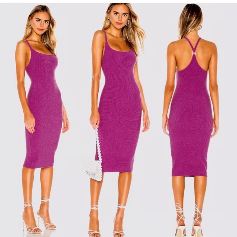 Lovers + Friends Purple Midi Dress